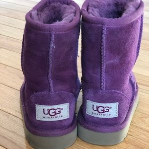 Purple ugg toddler boots